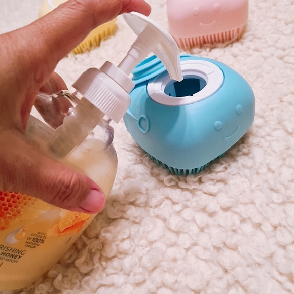 Unisex Kids Adults Shower Blue Body Scrubber | Bath Massager Scrubber - Picture 4 of 6